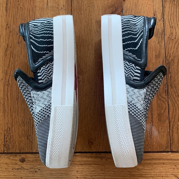 Ash Jeday Knit Slip-on Sneaker Women’s Black & White Skate Style Shoe Size 9 - Picture 4 of 13